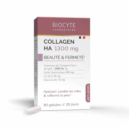 Колаген проти зморшок Biocyte Колаген HA 1300 мг Краса і пружність 80 капсул: ціни та характеристики