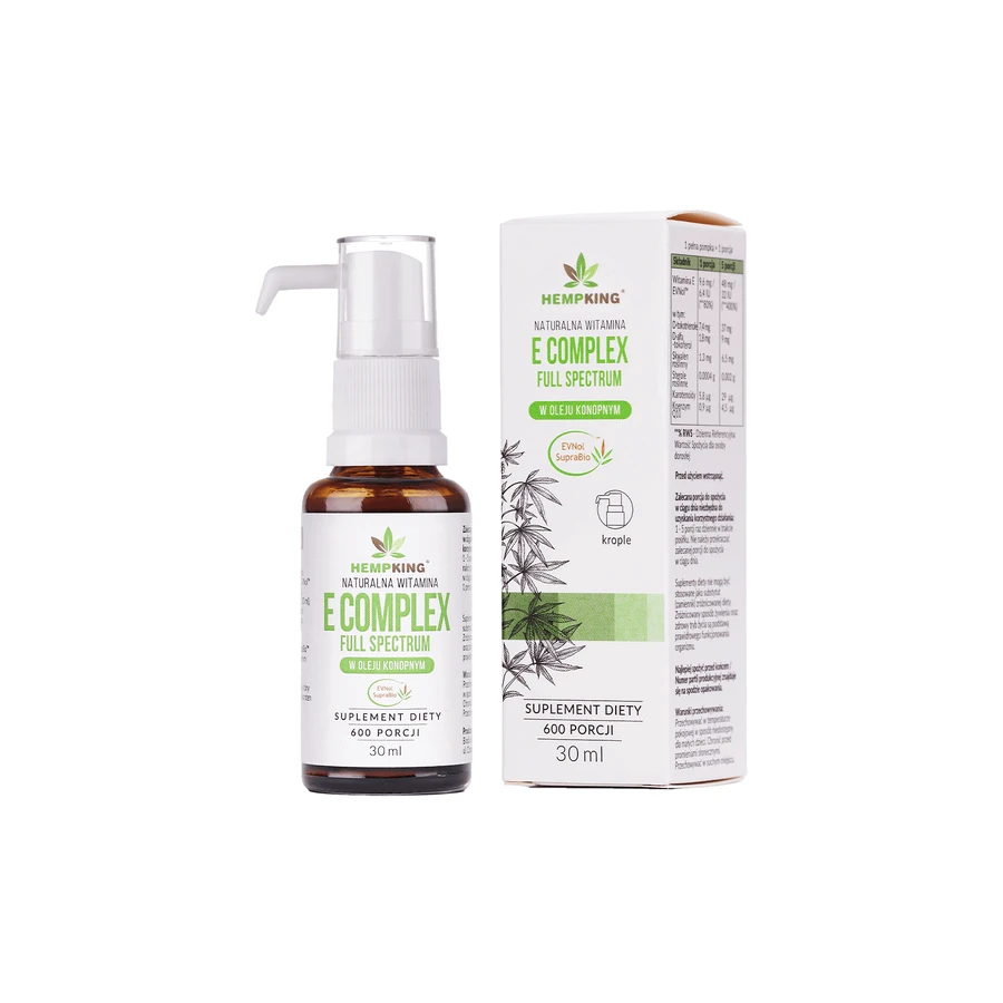 HempKing Natural Viamine E Complex Full Spectrum в конопляном масле, капли, 30 мл КОРОТКИЙ ДЕНЬ: цены и характеристики