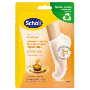Expert Care PediMask Manuka Honey Маска для ніг з медом мануки, 1 пара, Scholl