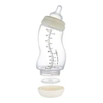 Canpol Babies, антиколиковая бутылочка S-Shape, широкое горлышко, PP, 310 мл + силиконовая соска для бутылочки S-Shape S, мини, с рождения, 2 штуки бесплатно: цены и характеристики