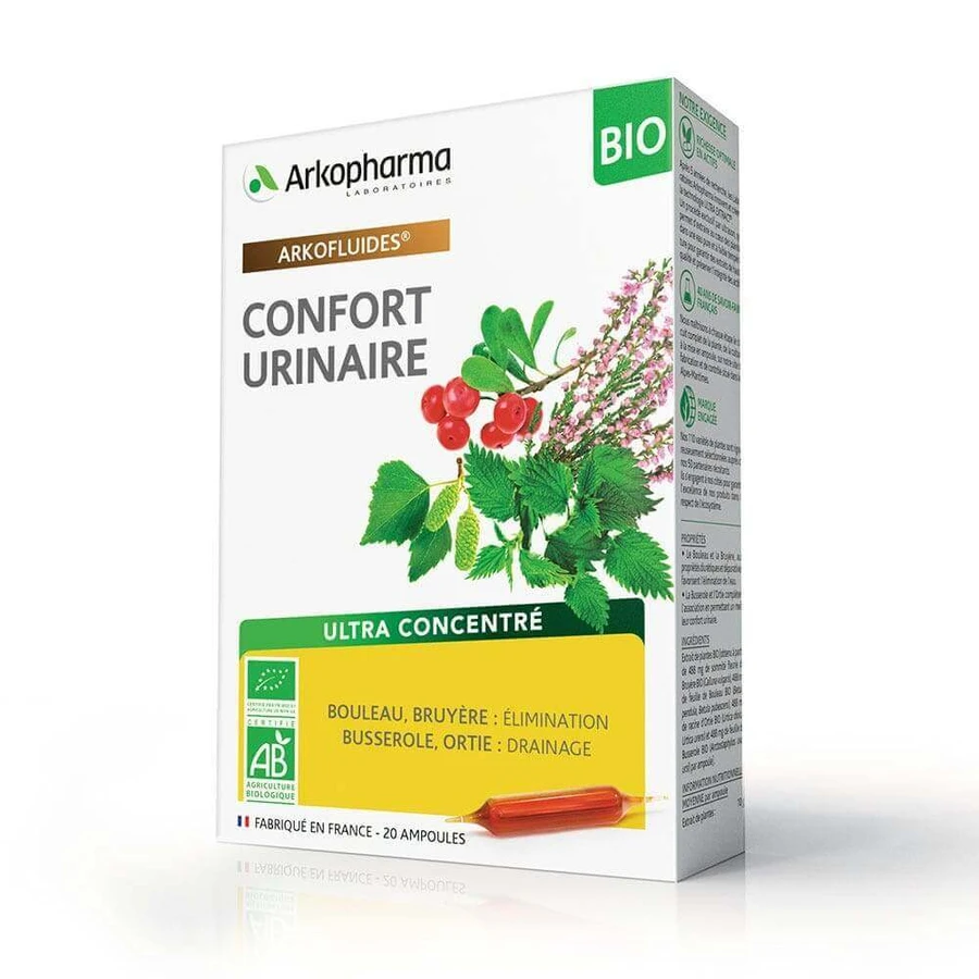 Arkopharma Arkofluids Urinary Comfort Organic 20 флаконов: цены и характеристики
