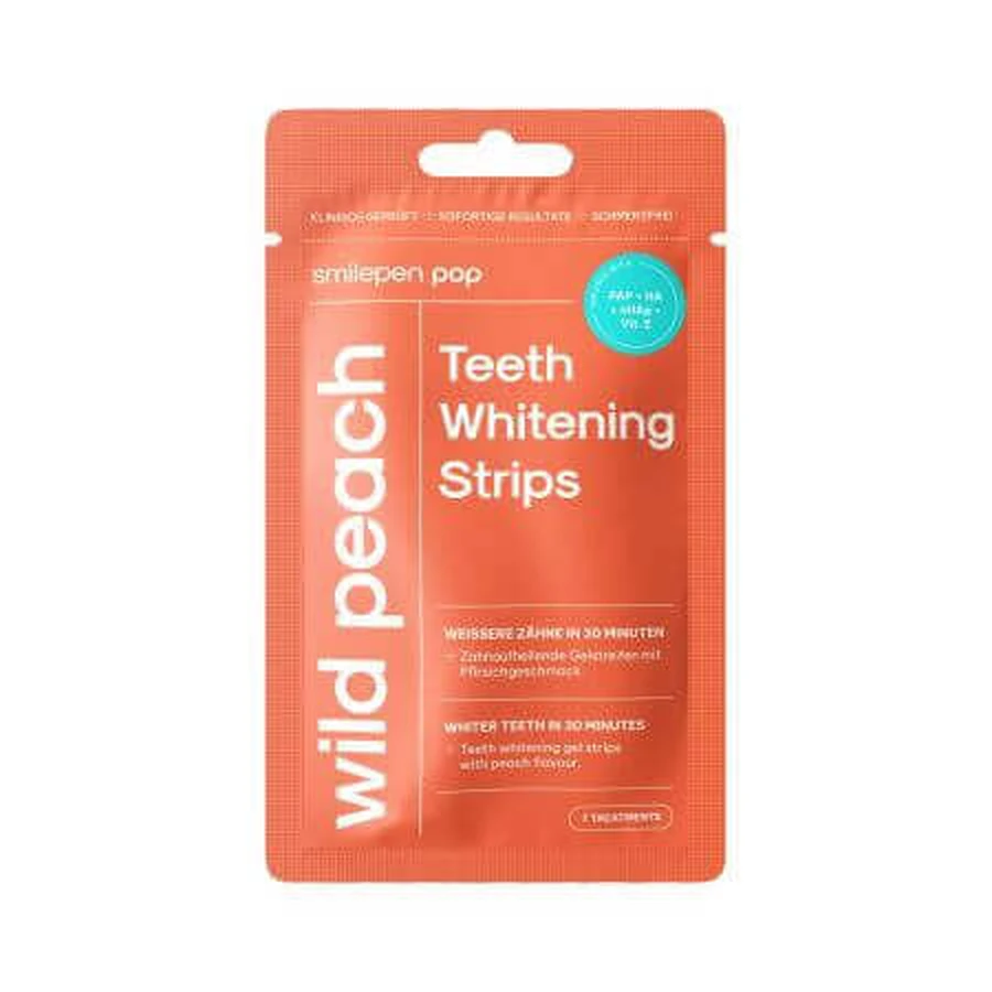 Полоски для отбеливания зубов, Pop Wild Peach, 7x2 шт, Smilepen Pop: цены и характеристики