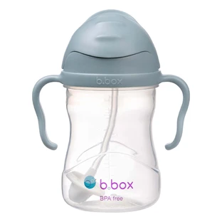 B.Box, бутылочка с соломинкой, голубая, от 6 месяцев, 240 мл