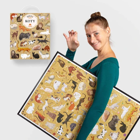 CzuCzu Puzzlove Коти, сімейний пазл, 1000 деталей: ціни та характеристики