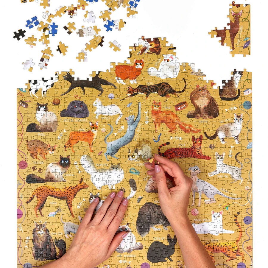CzuCzu Puzzlove Коти, сімейний пазл, 1000 деталей: ціни та характеристики