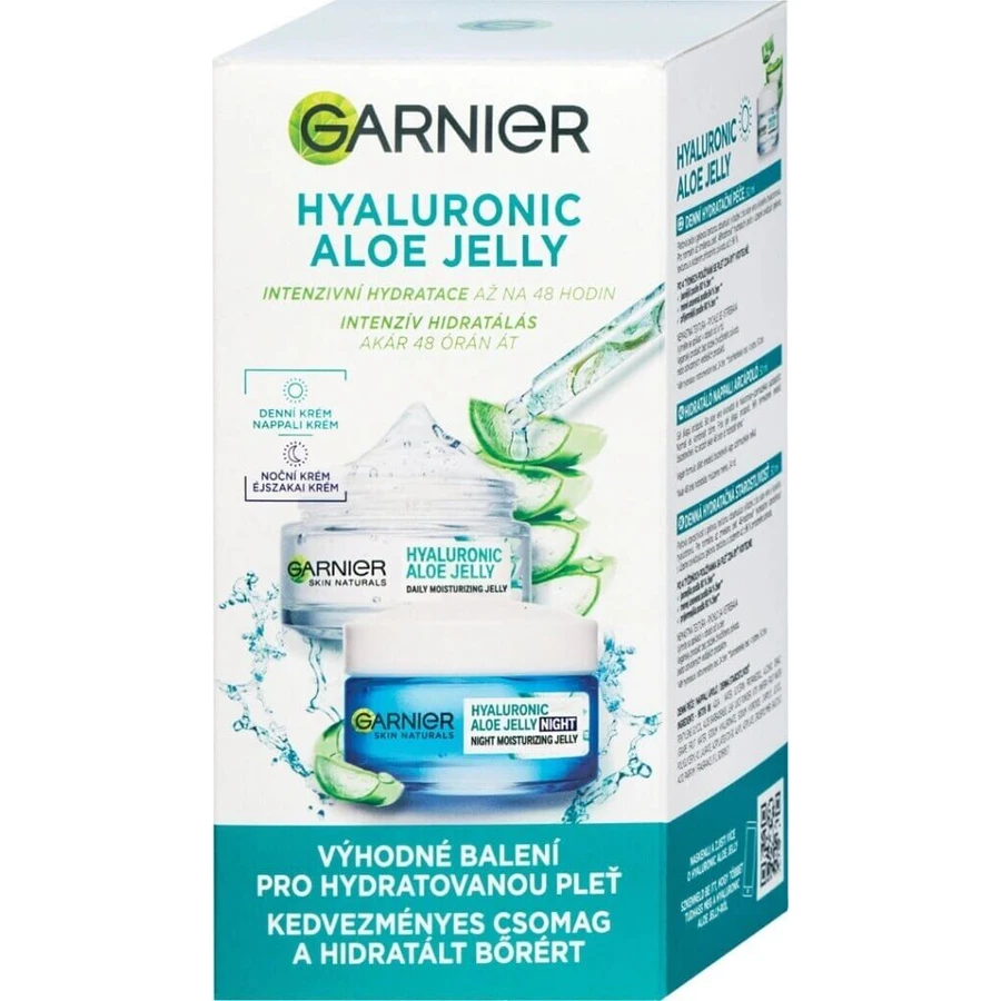 Garnier Гиалуроновое желе с алоэ дуопак дневной и ночной уход, 50 + 50 мл 1×100 мл: цены и характеристики