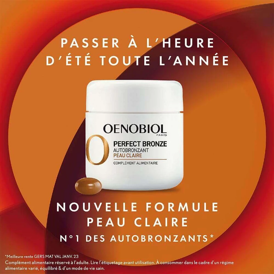 Oenobiol Perfect Bronze Self-Tanning Clear Skin 30 капсул: цены и характеристики