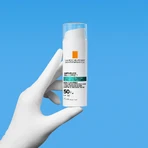 La Roche-Posay Anthelios Oil Correct, гель-захисний крем для обличчя, чутлива, комбінована та жирна шкіра, SPF 50+, 50 мл + брелок безкоштовно: ціни та характеристики