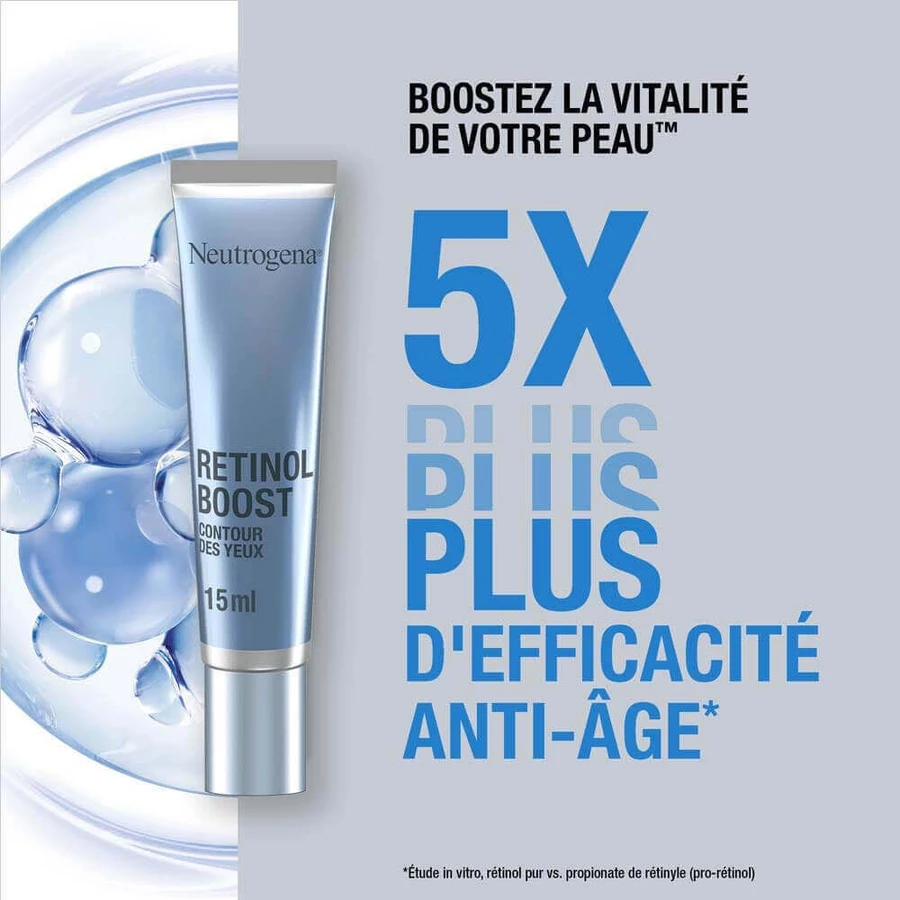 Парфуми для контуру очей Neutrogena Retinol Boost 15 мл: ціни та характеристики