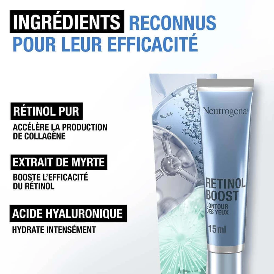 Парфуми для контуру очей Neutrogena Retinol Boost 15 мл: ціни та характеристики
