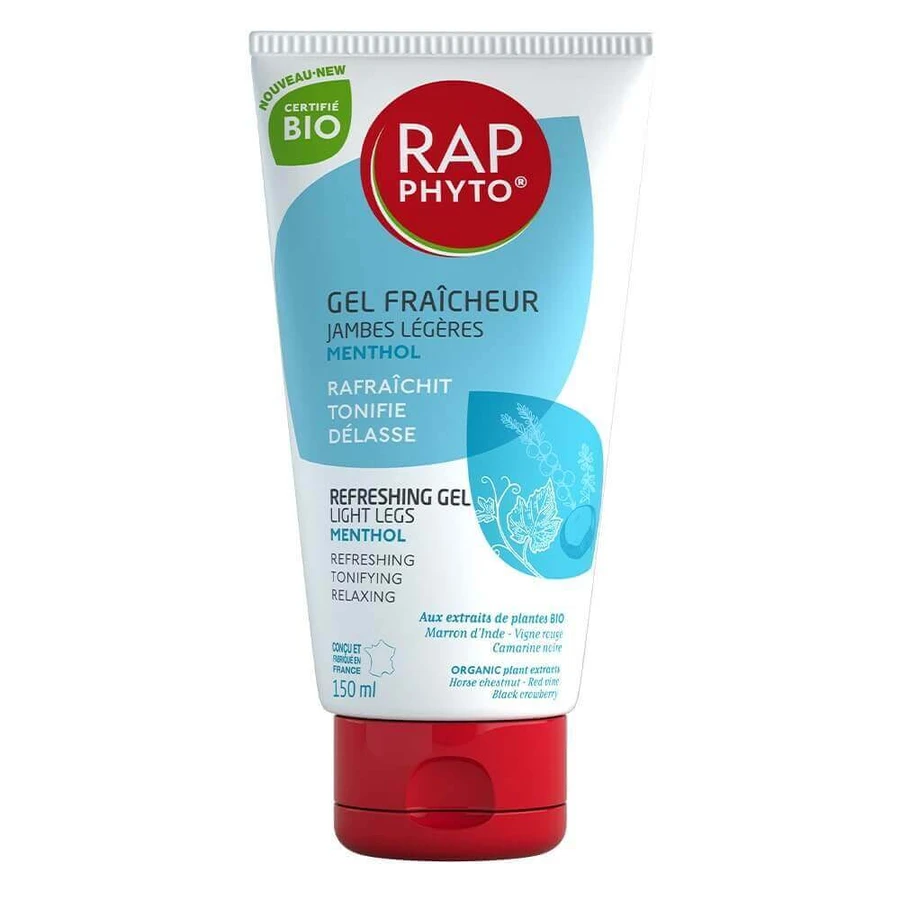 Rap Phyto гель Fraîcheur Menthol Jambes Légères Certified Organic 150 мл: ціни та характеристики
