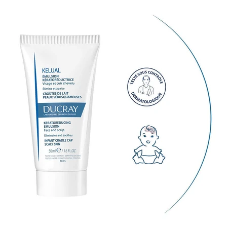 Ducray Kelual Keratoregulatory Emulsion Milky Scab Infants Face and Scalp 50ml: цены и характеристики