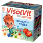 Visolvit Junior Pachet cu căpșuni, pentru copii peste 3 ani, 2 x 30 plicuri: цены и характеристики