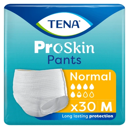 Набір Tena Pants ProSkin, поглинаючі труси, розмір M, 80-110 см, Normal, 2 х 30 шт.: ціни та характеристики