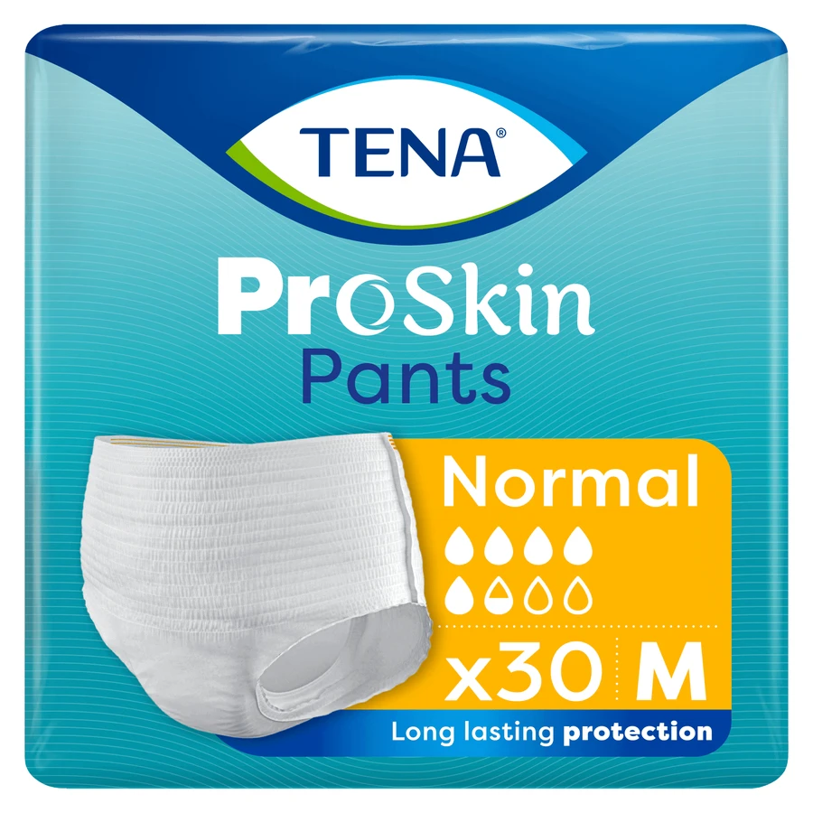 Набір Tena Pants ProSkin, поглинаючі труси, розмір M, 80-110 см, Normal, 2 х 30 шт.: ціни та характеристики