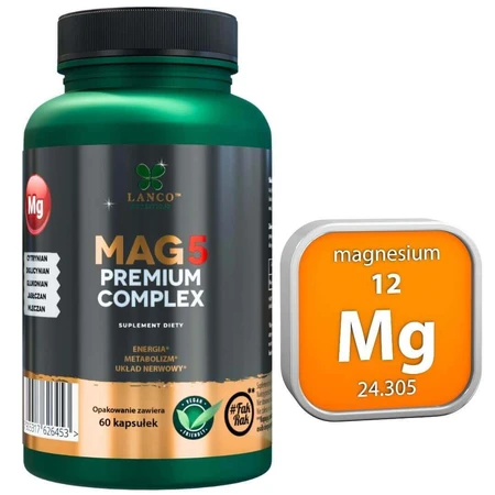 Lanco Nutritions Mag5 Premium Complex, 60 капсул: ціни та характеристики