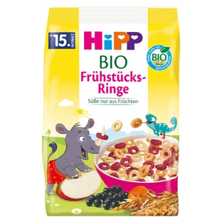 HiPP Crunchy Bio Мультизлаковые колесики, после 15 месяцев, 120 г