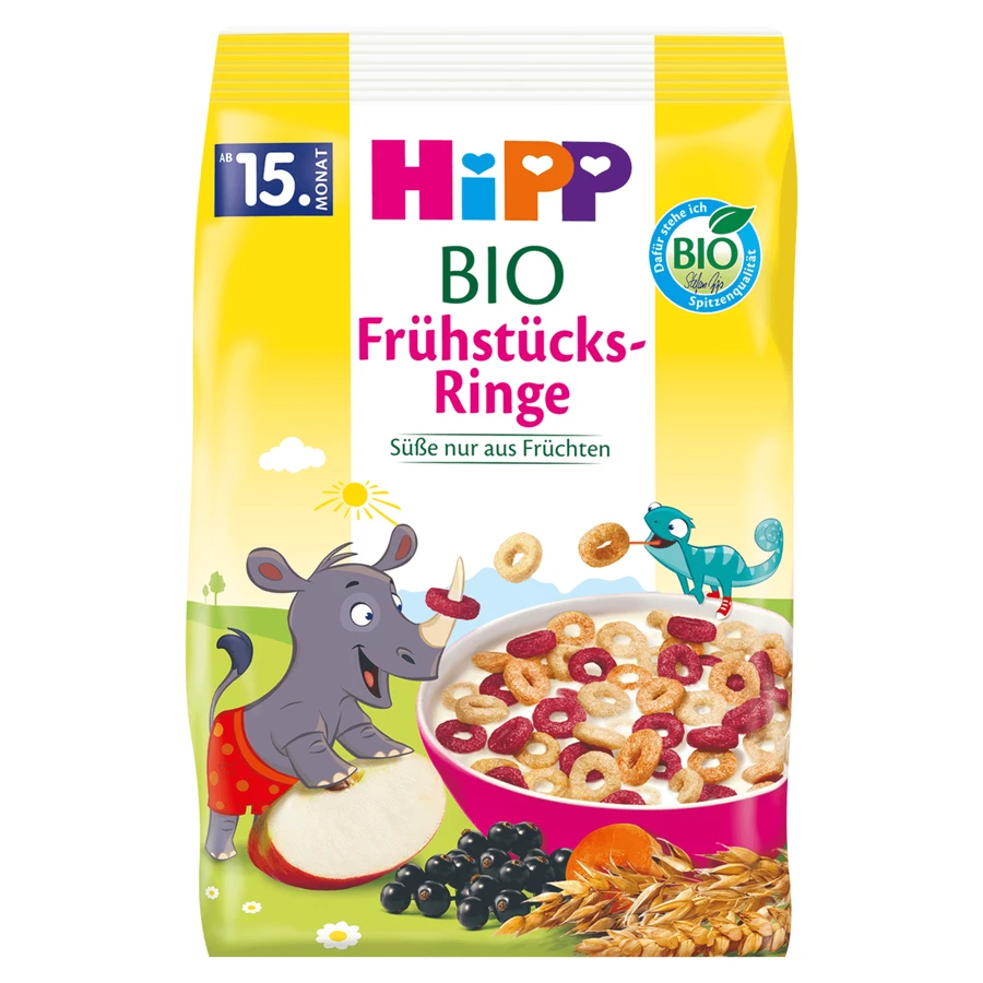 HiPP Crunchy Bio Мультизлаковые колесики, после 15 месяцев, 120 г: цены и характеристики