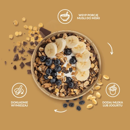Purella Superfoods Супер протеїнові мюслі, 200 г: ціни та характеристики