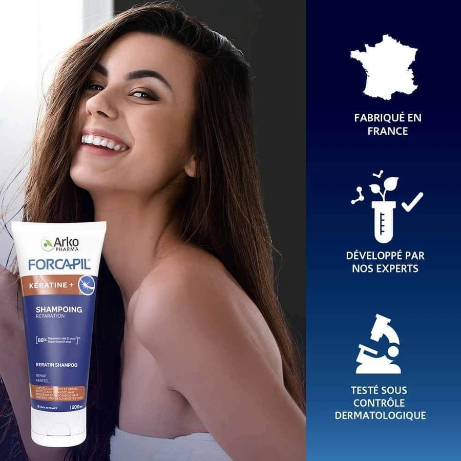 Arkopharma Forcapil Keratin Fortifying Shampoo 200 мл: цены и характеристики