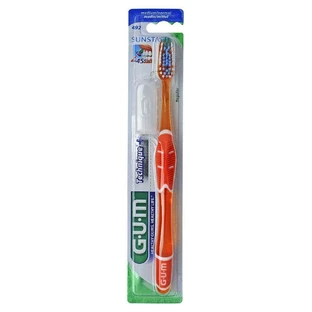 Зубна щітка Gum Technique + середня звичайна зубна щітка 492