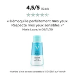 Vichy Purete Thermale Водостійка рідина для зняття макіяжу з чутливих очей 150 мл: ціни та характеристики