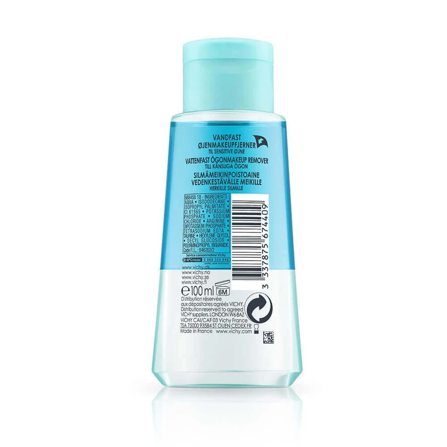 Vichy Purete Thermale Водостійка рідина для зняття макіяжу з чутливих очей 150 мл: ціни та характеристики