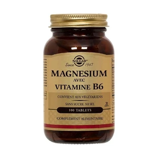 Solgar Solgar Magnesium B6 100 Compresse Energie Sommeil 100 comprimés
