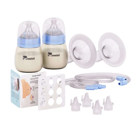 Momini TwinPump, електронний молоковідсмоктувач, подвійний, 4-фазний: ціни та характеристики