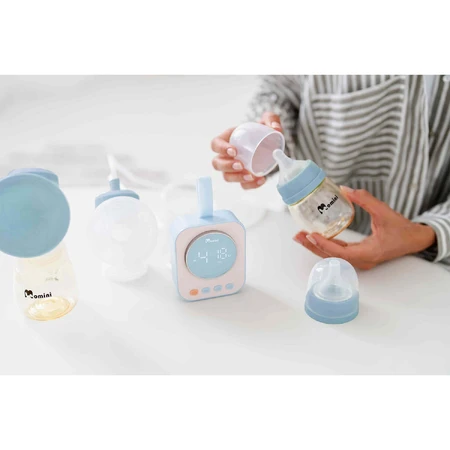 Momini TwinPump, електронний молоковідсмоктувач, подвійний, 4-фазний: ціни та характеристики