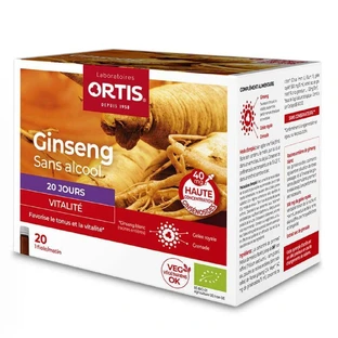 Ortis Ginseng Vitality Bio 20 Shots 15 мл