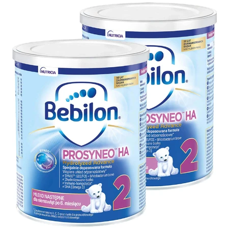 Набір Bebilon Prosyneo HA Hidrolizat Advance 2, lapte de continuare, după 6 luni, 2 x 400 g: ціни та характеристики