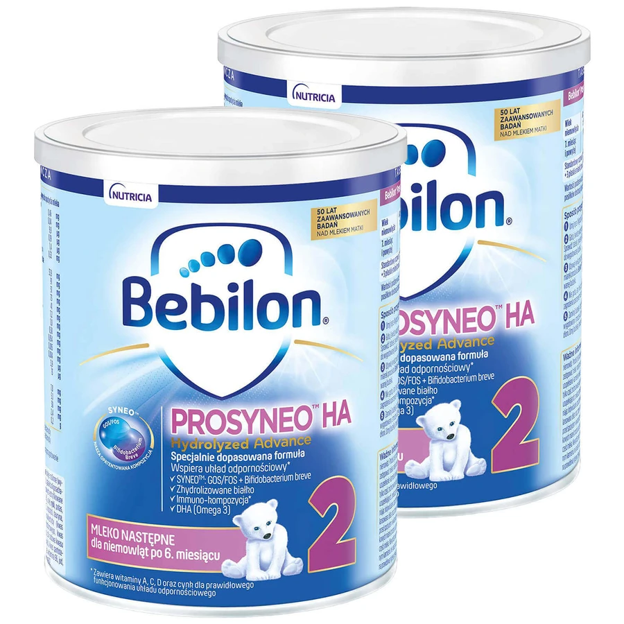 Набір Bebilon Prosyneo HA Hidrolizat Advance 2, lapte de continuare, după 6 luni, 2 x 400 g: ціни та характеристики