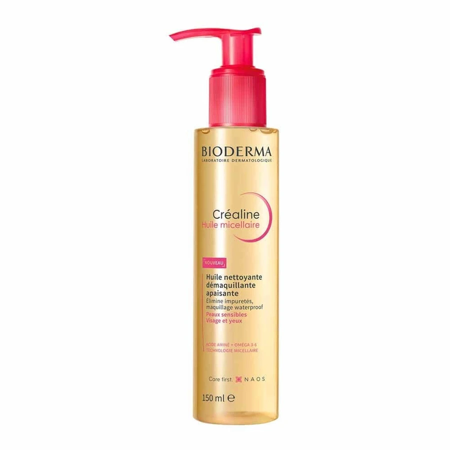 Міцелярна олія для чутливої шкіри обличчя та очей Bioderma Crealine Міцелярна олія для чутливої шкіри обличчя та очей 150 мл: ціни та характеристики