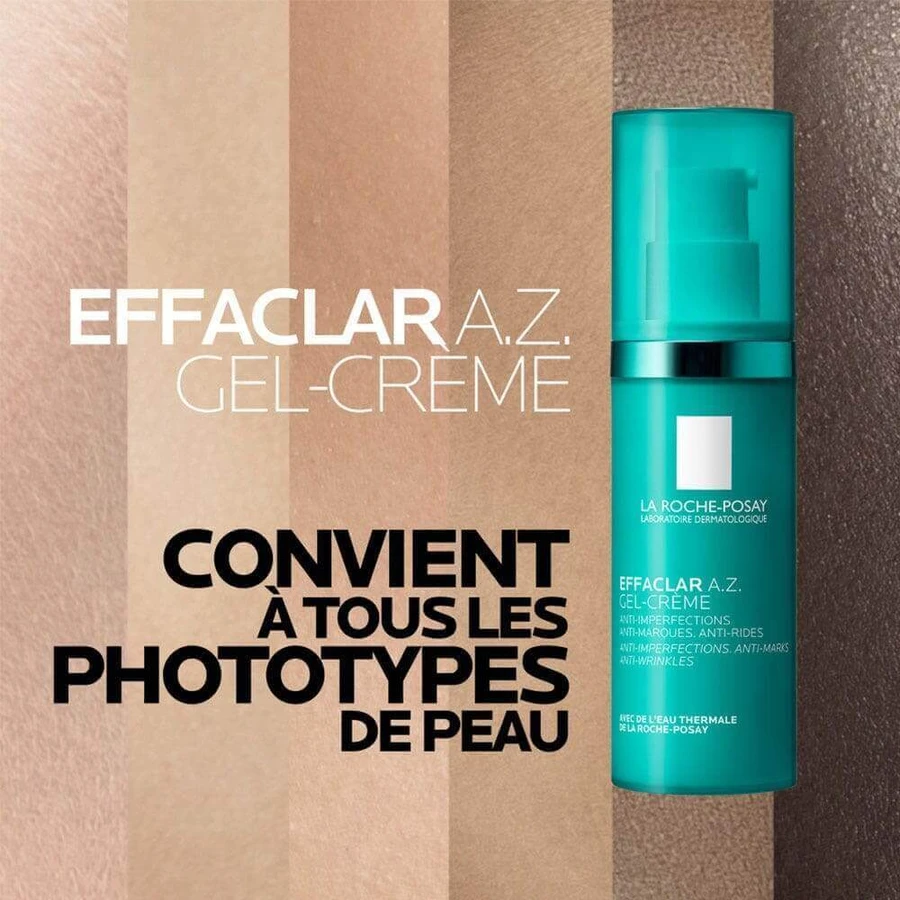 La Roche-Posay Effaclar A.Z. Гель-крем проти недосконалостей шкіри 40 мл: ціни та характеристики