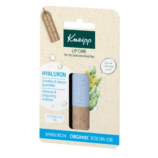 Kneipp, бальзам для губ, гіалуронова та органічна олія жожоба, 4,7 г