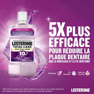 Listerine Total Care Ванна зі смаком солодкої м'яти плюс 500 мл