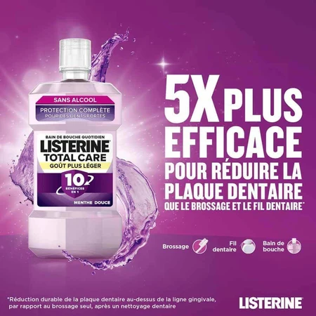 Listerine Total Care Ванна со вкусом сладкой мяты плюс 500 мл: цены и характеристики