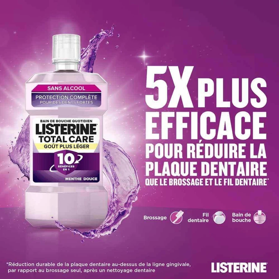 Listerine Total Care Ванна со вкусом сладкой мяты плюс 500 мл: цены и характеристики