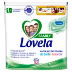 Lovela Family, гіпоалергенні капсули для прання, білі та кольорові, від 1 року, 32 шт.: ціни та характеристики