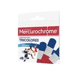 Повязки из трехцветной ткани с меркурохромом x18