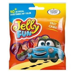Желе со вкусом фруктов в форме маленьких желейных конфет, 90 г, Top Jelly