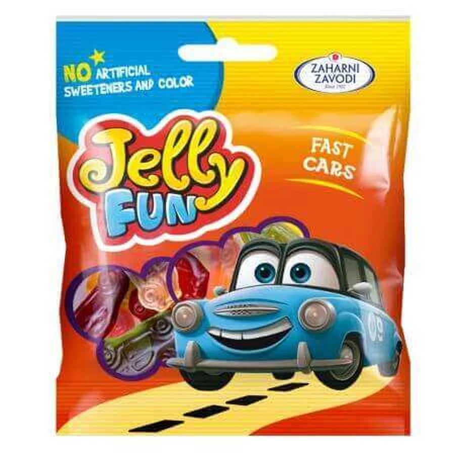 Желе со вкусом фруктов в форме маленьких желейных конфет, 90 г, Top Jelly: цены и характеристики