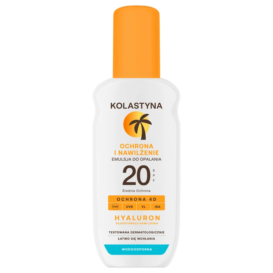 Kolastyna, спрей-бронзант з емульсією, SPF 20, 150 мл: ціни та характеристики