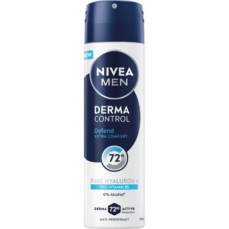 Nivea Men Derma Control Defend, антиперспирант, спрей, 150 мл: цены и характеристики
