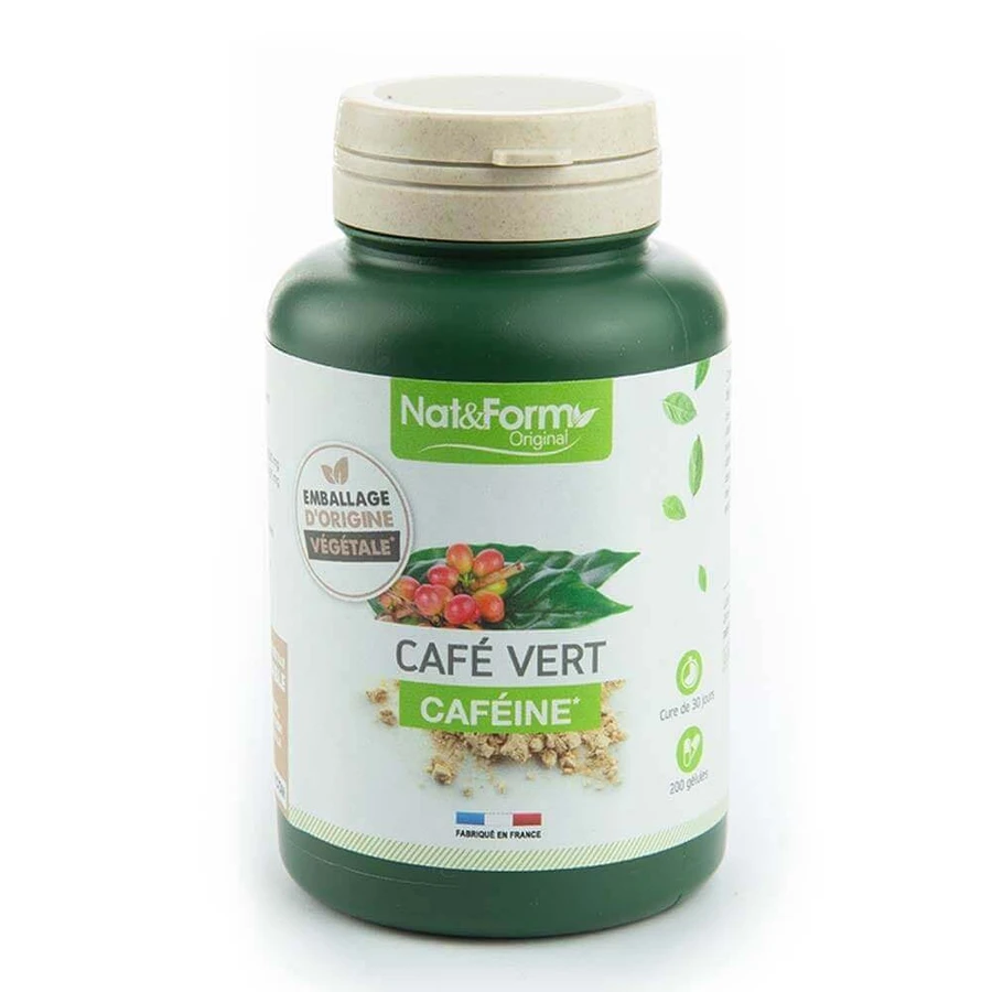 Nat&Form Cafe Vert Bio 200 Geluli Cafeine Nat&Form: цены и характеристики