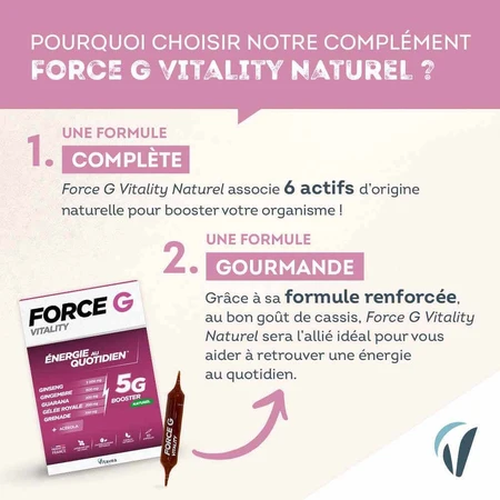 Vitavea Santé Force G Daily Energy Vitality 10 ампул: ціни та характеристики