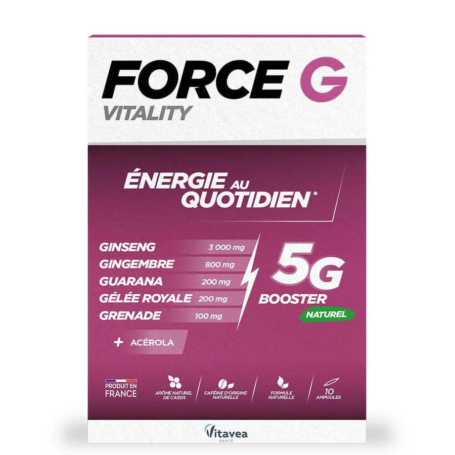 Vitavea Santé Force G Daily Energy Vitality 10 ампул: ціни та характеристики