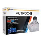Actipoche Тепло-холодная тепловая подушка для шейного отдела и трапеции 22x40 см: цены и характеристики