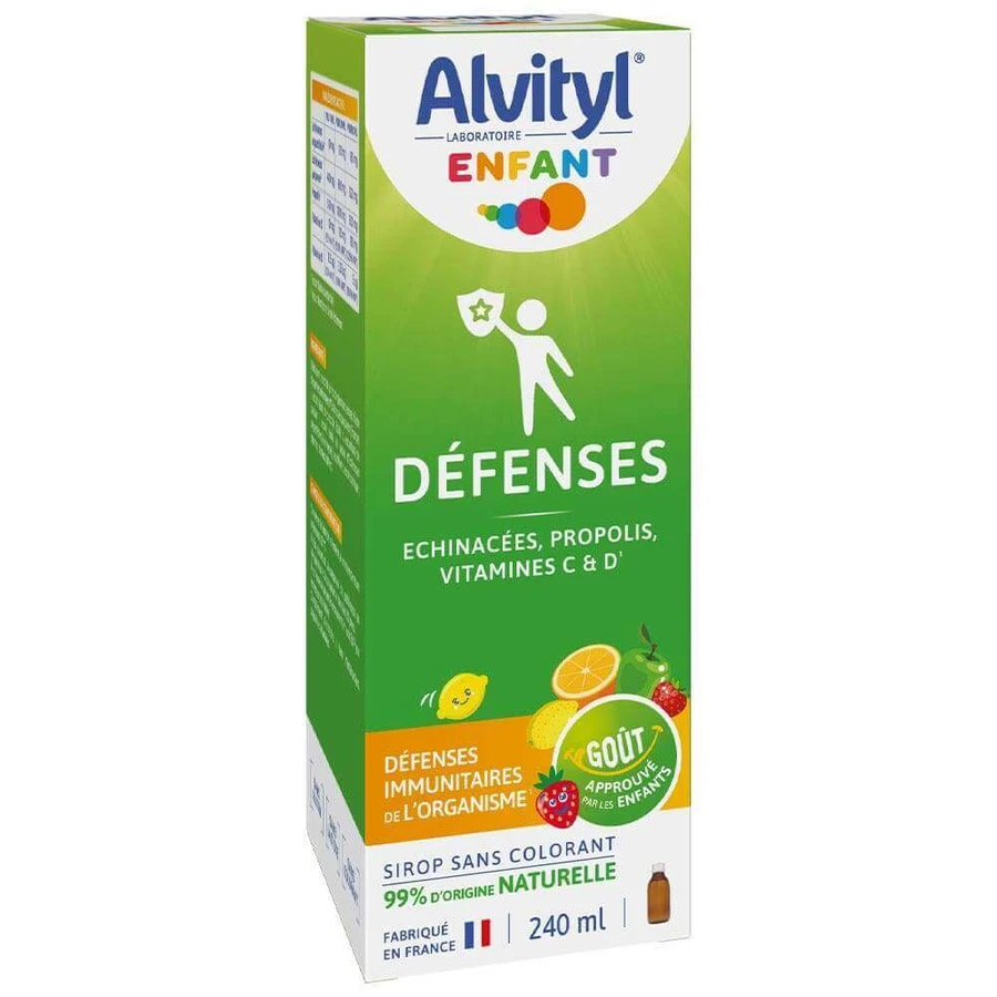Сироп Urgo Healthcare Alvityl Defensec зі смаком тутті-фрутті, 240 мл: ціни та характеристики